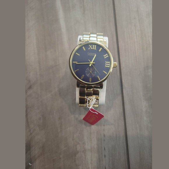 Catherine Malandrino Women's Stainless Steel Watch with Tassel Keychain – Gold - Picture 5 of 7